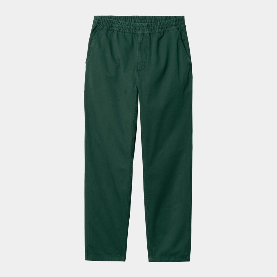 Брюки CARHARTT WIP Flint Pant Discovery Green (Garment Dyed) 4064958615088, размер S