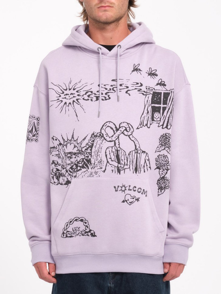 Худи VOLCOM Fa Keutchi Po 2 FW25 Light Purple