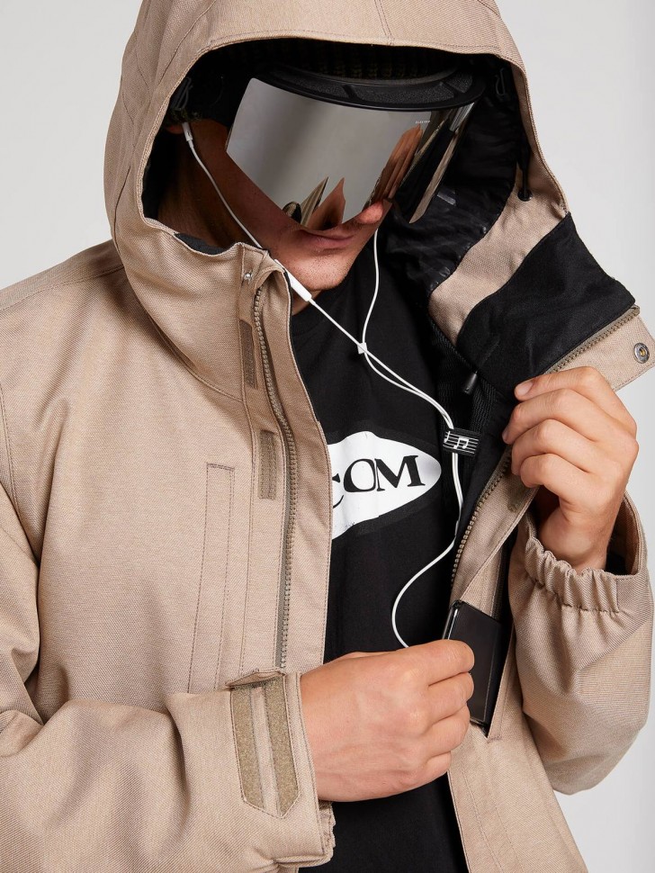 фото Куртка для сноуборда мужская volcom slyly insulated jacket teak