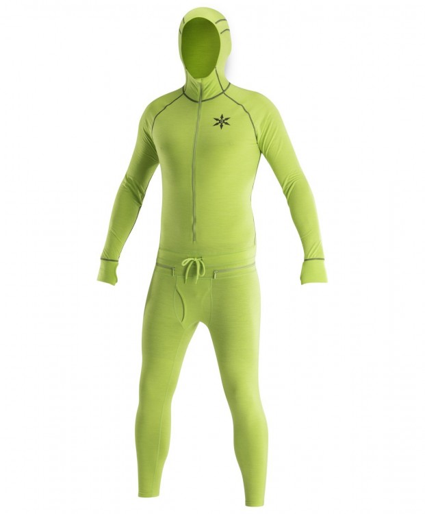 Термокомбинезон мужской AIRBLASTER Merino Ninja Suit Hot Green, фото 1