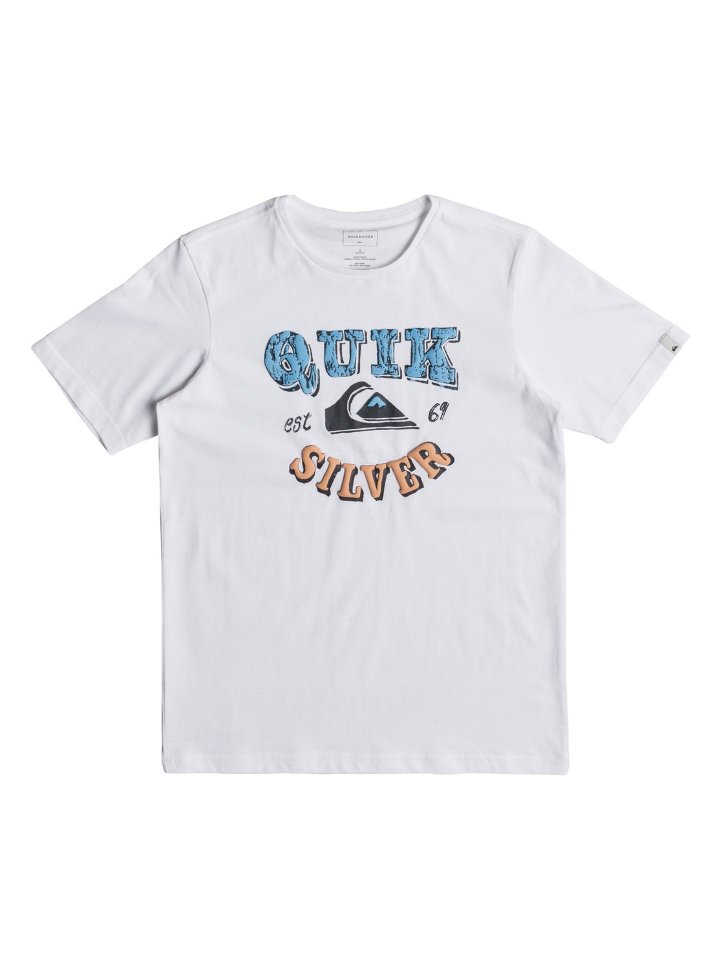 

Футболка для мальчиков-подростков QUIKSILVER Pahu Pia Youth B White, Белый