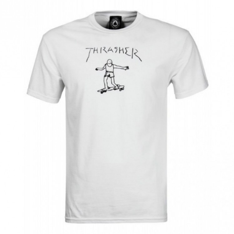 Футболка THRASHER Gonz T-Shirt White 2020, фото 1