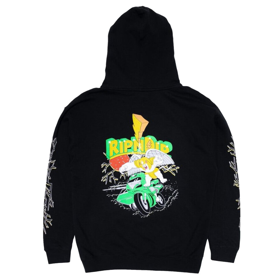фото Толстовка ripndip power nerm hoodie black 2021