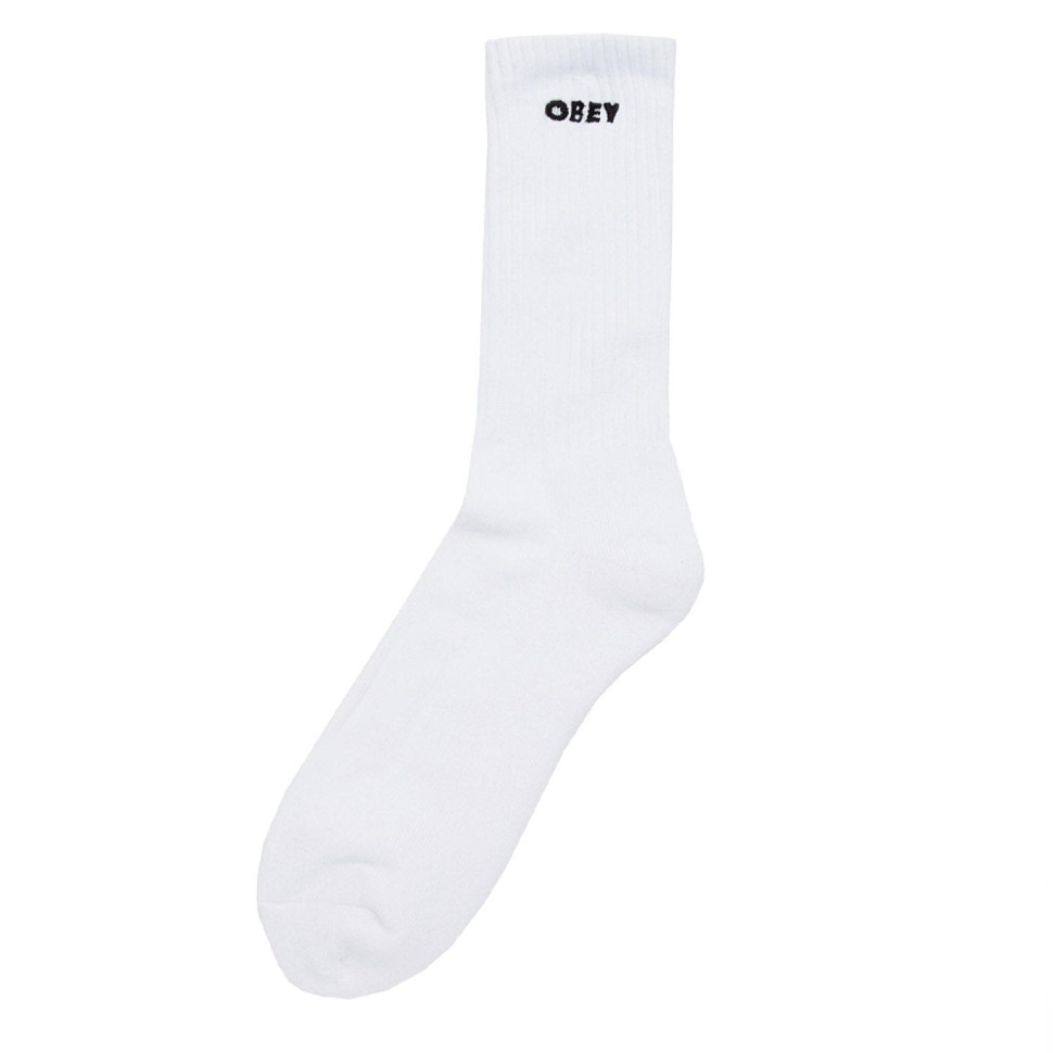  OBEY Obey Bold Socks White