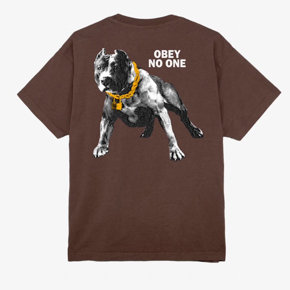 Футболка OBEY Obey No One Java Brown фото 2