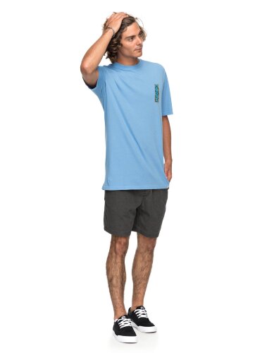 Футболка мужская QUIKSILVER Gmtdyeframersup M Silver Lake Blue, фото 2