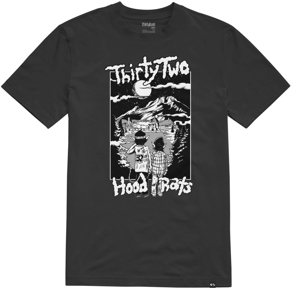 Футболка THIRTYTWO Hood Rats S/S Black