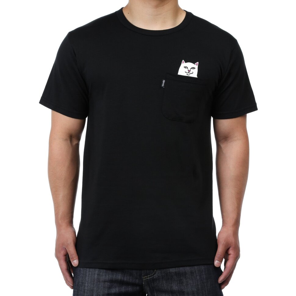 Футболка RIPNDIP Lord Nermal Pocket Tee Black 2022