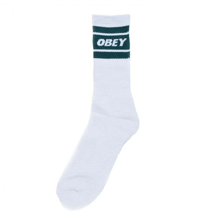 Носки OBEY Cooper Ii Socks White / Deep Teal, фото 1