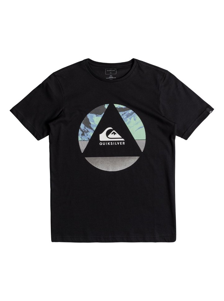

Футболка для мальчиков-подростков QUIKSILVER Fluid Turns Yth B Black, Серый