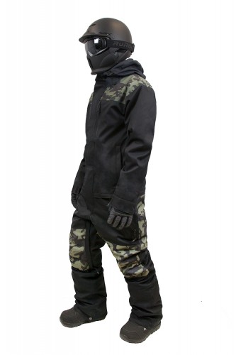 Комбинезон мужской AIRBLASTER Freedom Suit Black Stealth Dino, фото 4