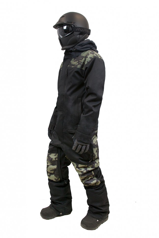 фото Комбинезон мужской airblaster freedom suit black stealth dino