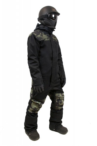 Комбинезон мужской AIRBLASTER Freedom Suit Black Stealth Dino, фото 3