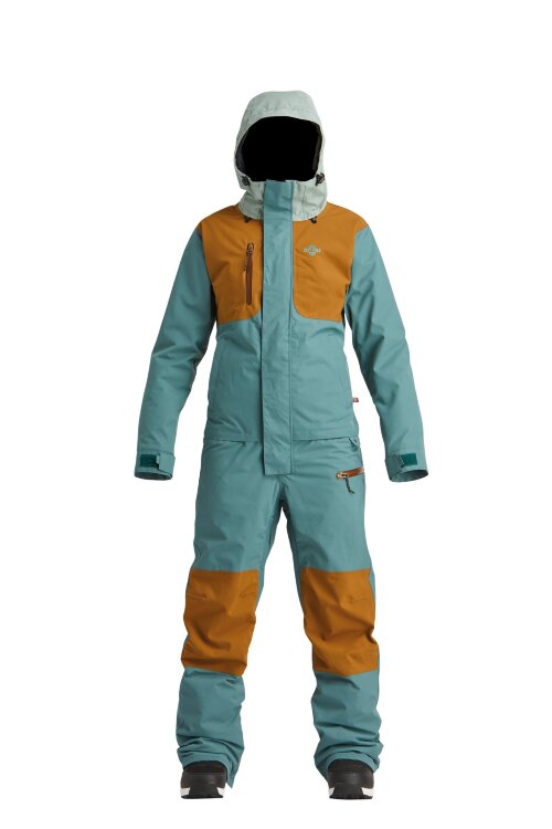 Комбинезон для сноуборда женский AIRBLASTER Sassy Beast Suit Atlantic 2021, фото 5