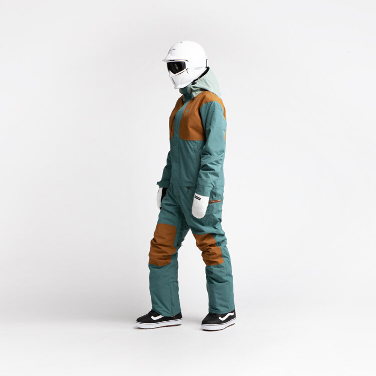 Комбинезон для сноуборда женский AIRBLASTER Sassy Beast Suit Atlantic 2021, фото 2
