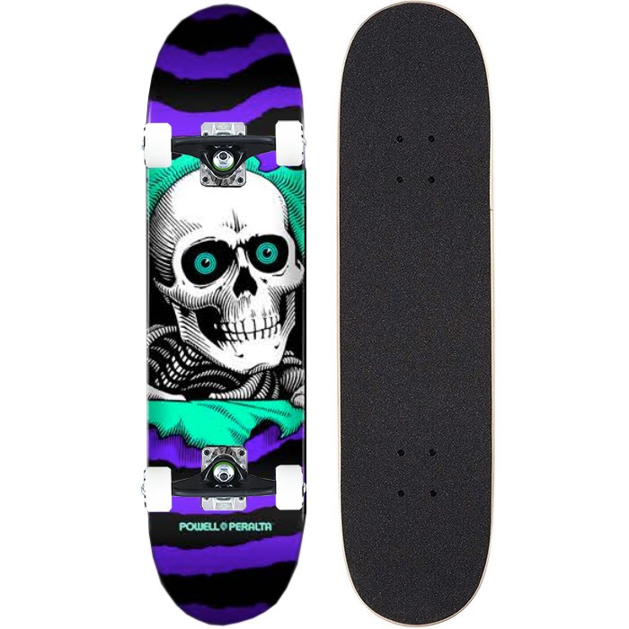 Комплект скейтборд POWELL PERALTA Ripper Black / Purple 8 дюйм 2023