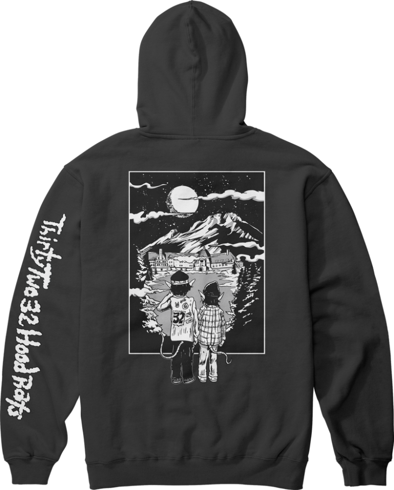 Худи THIRTYTWO Hood Rats Hoodie Black фото 2