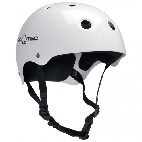 Шлем для скейтборда PRO TEC Classic Skate Gloss White, фото 2