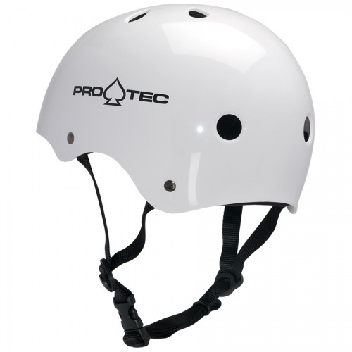 Шлем для скейтборда PRO TEC Classic Skate Gloss White, фото 3