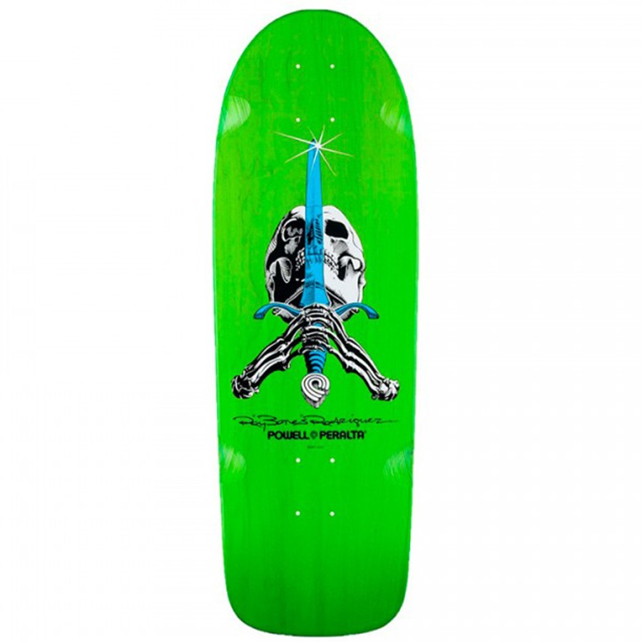 

Дека для скейтборда POWELL PERALTA Og Rodrigz Sas Spn 10, Салатовый