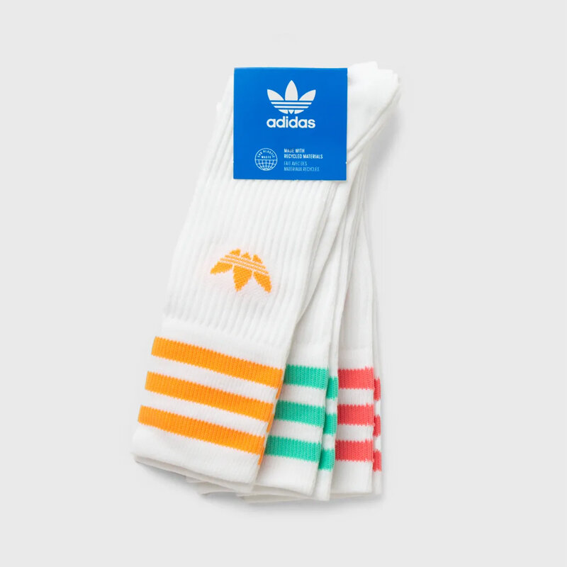 Носки ADIDAS Solid Crew Sock White/Orarus 2022