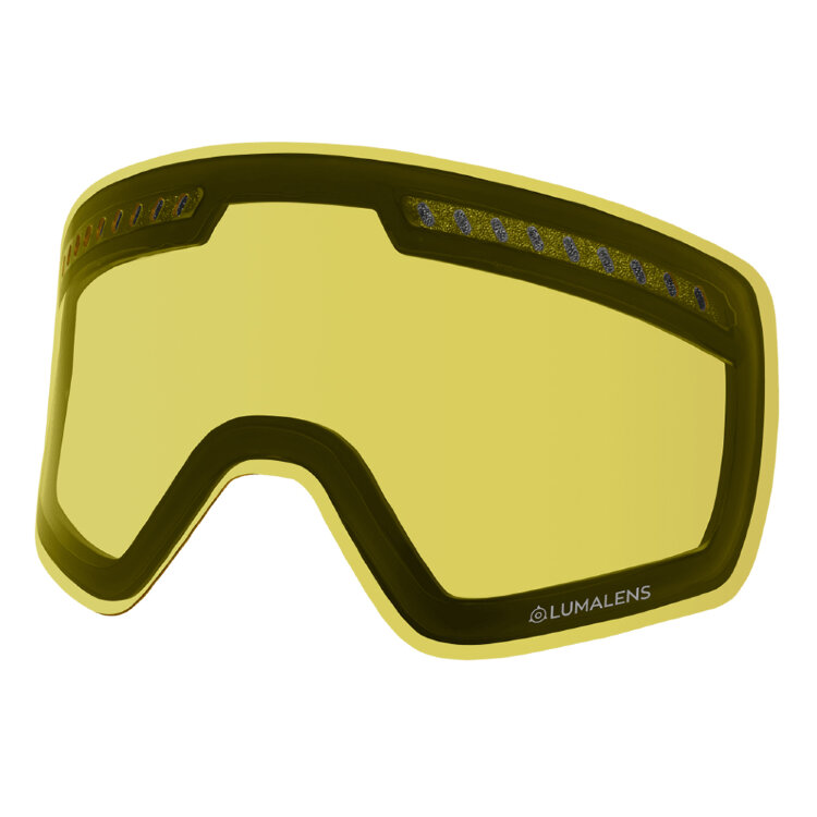 Линза для маски DRAGON Nfxs Rpl Base Lumalens Yellow 2021, фото 1