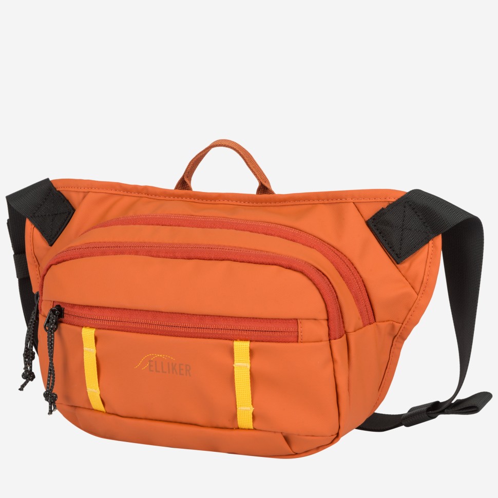 Сумка поясная ELLIKER Fitts Sling Bag 2L Orange 2023 фото 4