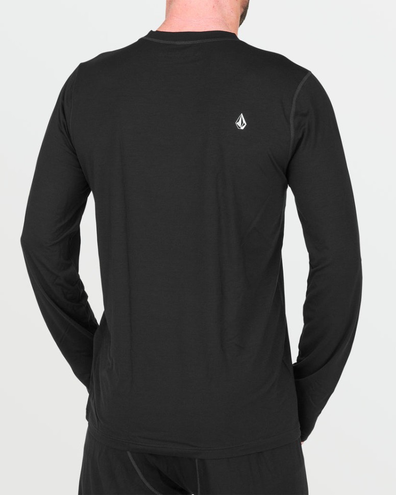 Термобелье верх VOLCOM M Merino Blend Crew FW25 Black фото 2