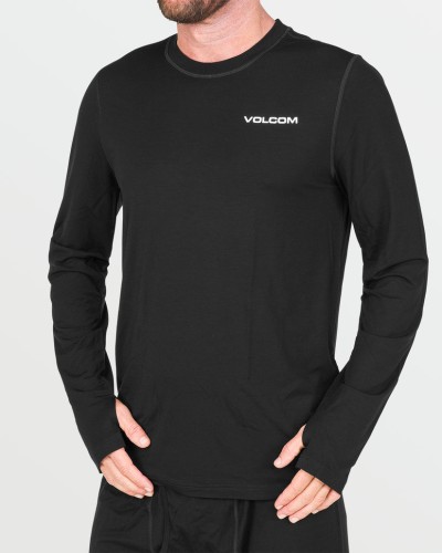 Термобелье верх VOLCOM M Merino Blend Crew FW25 Black, фото 1