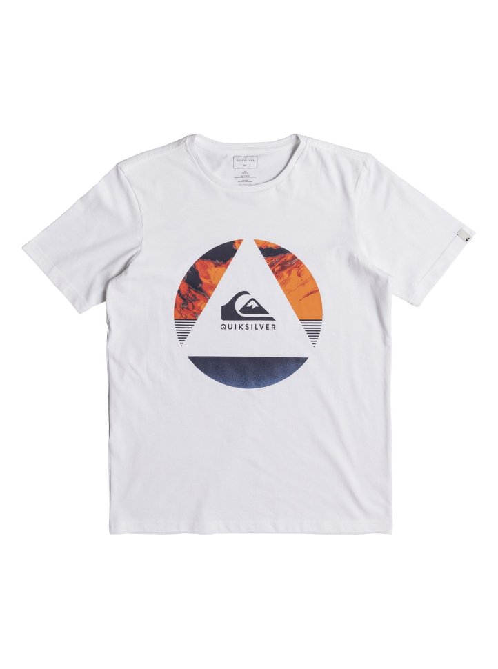 

Футболка для мальчиков-подростков QUIKSILVER Fluid Turns Yth B White, Белый
