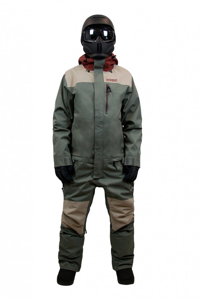 

Комбинезон мужской AIRBLASTER Freedom Suit Black OX Goat, Бежевый;серый