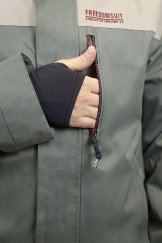 Комбинезон мужской AIRBLASTER Freedom Suit Black OX Goat, фото 5