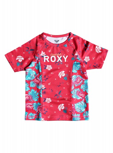 Гидрофутболка для девочек ROXY Simply Roxy Ss K Rouge Red Tropicool, фото 1