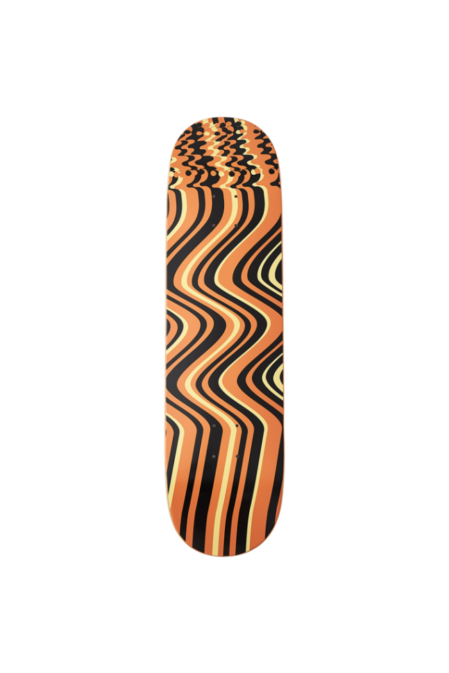Дека для скейтборда MAGAMAEV Bigger M Deck Orange/Black 8.125 дюйм 2000000746340 - фото 1