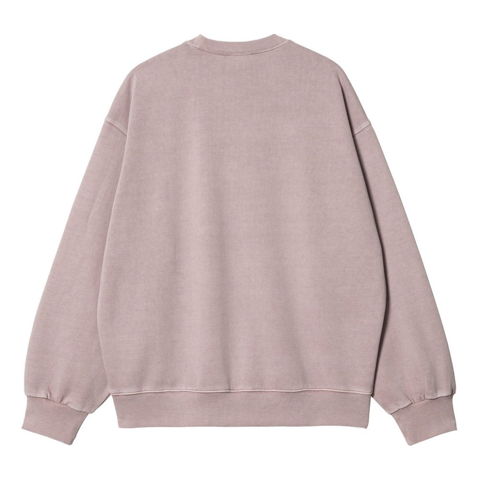 фото Свитшот carhartt wip vista sweatshirt glassy pink (garment dyed)