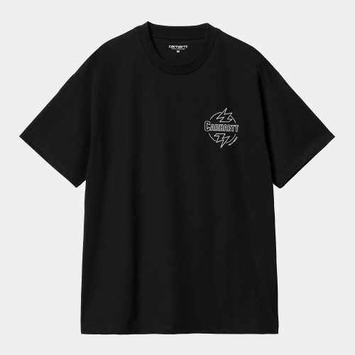 Футболка CARHARTT WIP S/S Blaze T-Shirt SS24 Black / Wax, фото 1