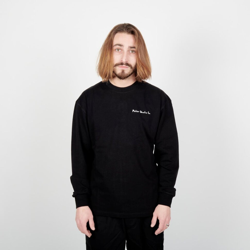 фото Футболка polar skate co. heaven longsleeve black 2022