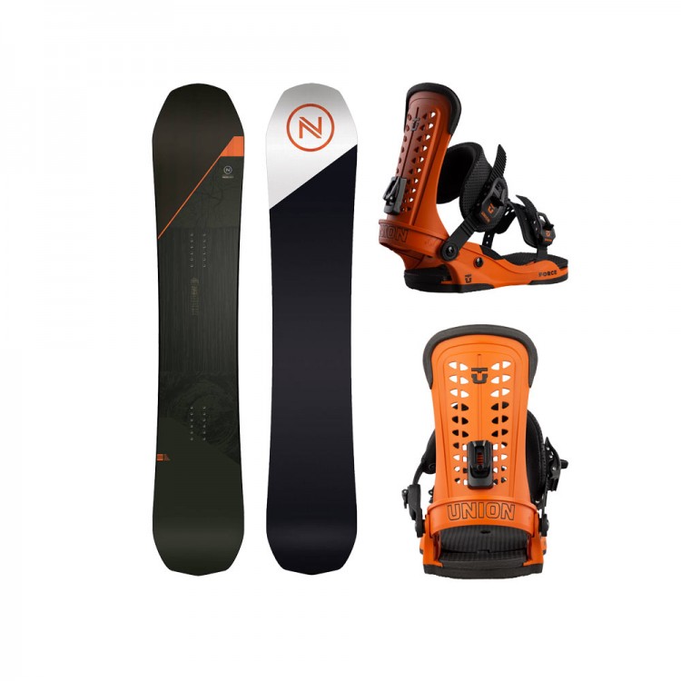Комплект сноуборда мужской NIDECKER Platinum+UNION Force Burnt Orange, фото 1