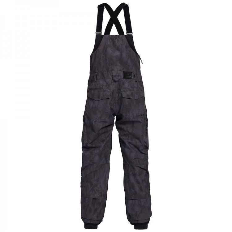 Штаны для сноуборда мужские BURTON Mb Reserve Bib Pant Clud Shadows, фото 2