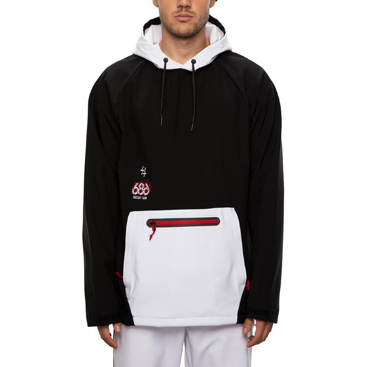 Худи для сноуборда 686 Mens Waterproof Hoody Sketchy Tank Big Cats 2021, фото 1