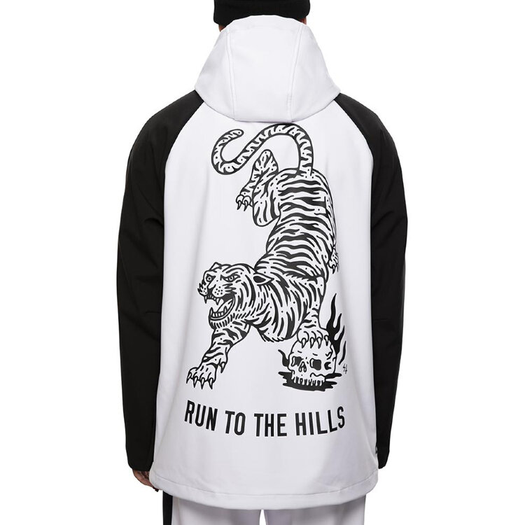 Худи для сноуборда 686 Mens Waterproof Hoody Sketchy Tank Big Cats 2021, фото 2