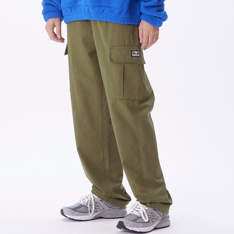 Брюки OBEY Easy Ripstop Cargo Pant FIELD GREEN фото 3
