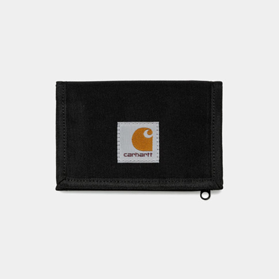 Бумажник CARHARTT WIP Alec Wallet Black 4064958446385, размер O/S