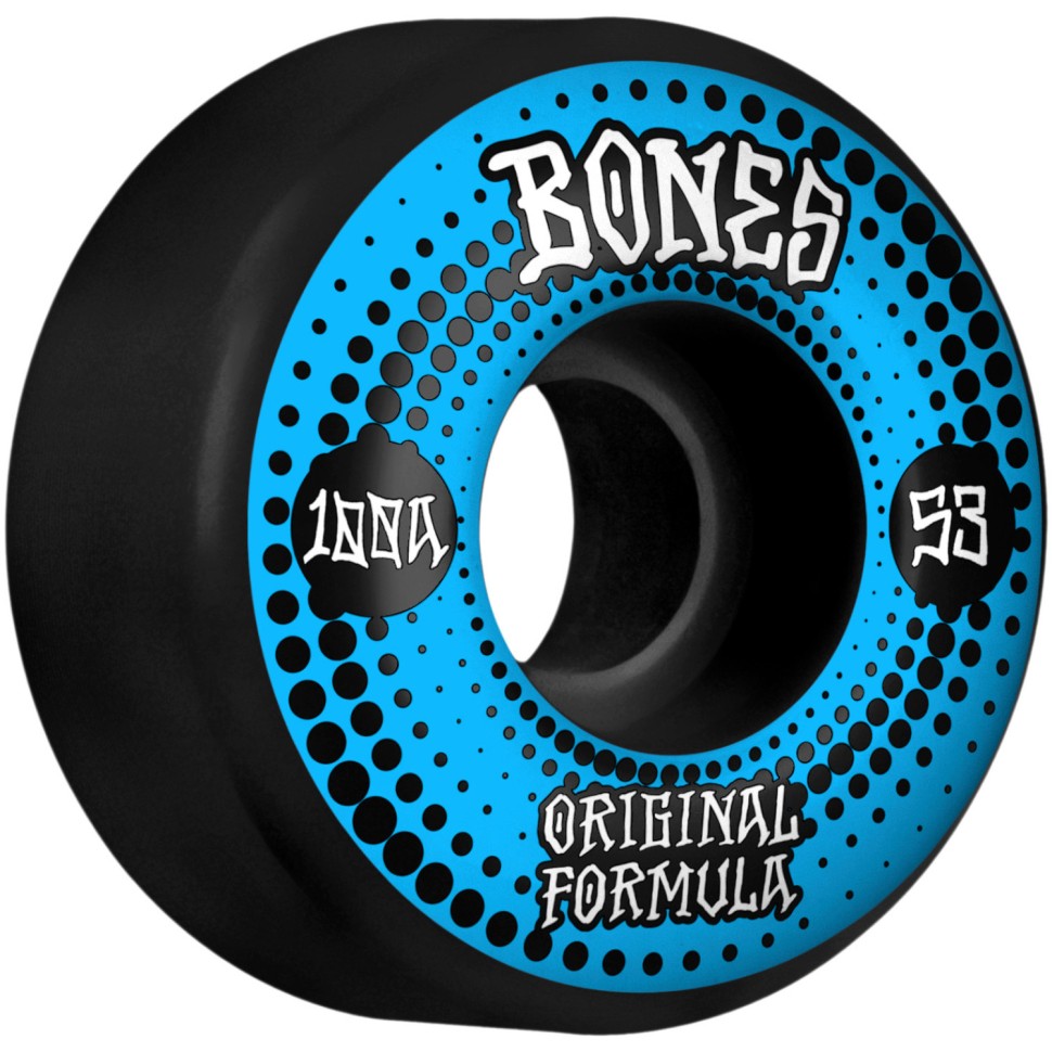 Колеса для скейтборда BONES Originals V4 Wide Og Formula Black 842357181083 - фото 1