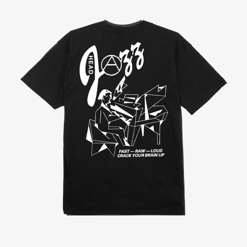 Футболка OBEY Obey Jazz Head Vintage Black фото 2