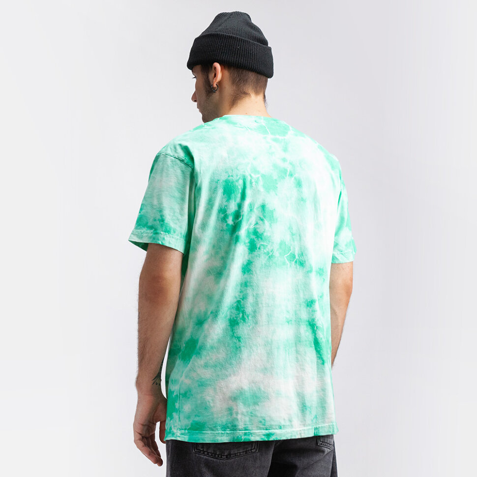 фото Футболка ripndip stoned again tee green acid wash 2021