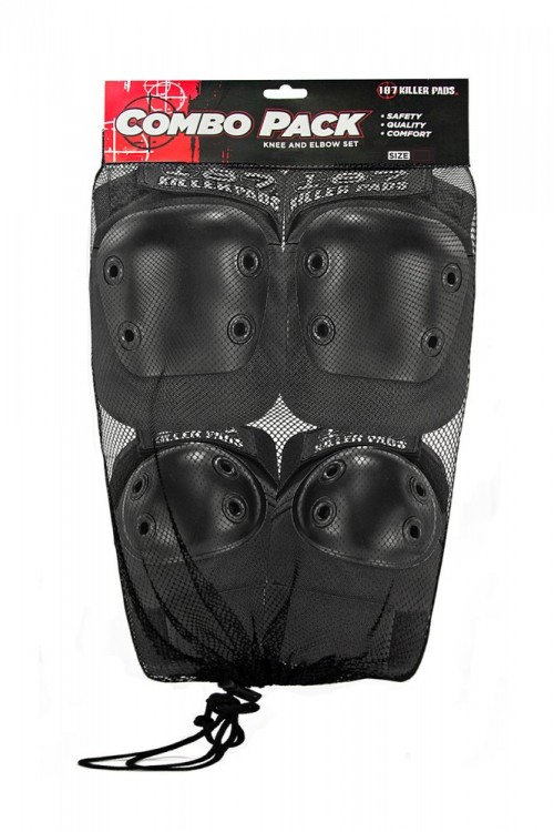 Комплект защиты 187 KILLER PADS Combo Pack Black, фото 1