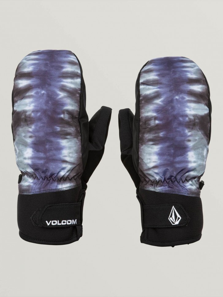 фото Варежки для сноуборда мужские volcom nyle mitt black print