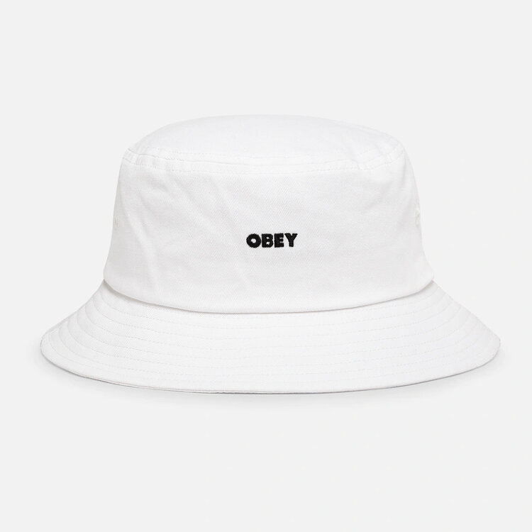 Панама OBEY Bold Twill Bucket Hat White 2022, фото 1
