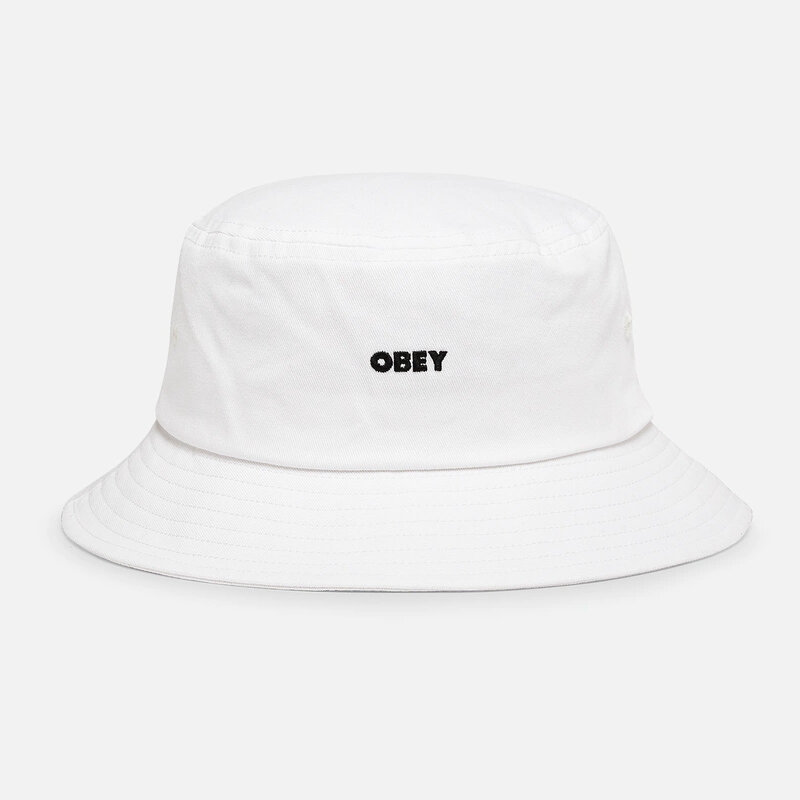 Панама OBEY Bold Twill Bucket Hat White 2022 193259667459 - фото 1